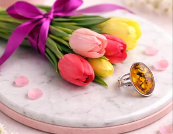 Prečo je jantárový prsteň ideálny pre ňu?